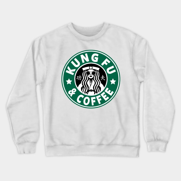 KUNG FU AND COFFEE - KUNG FU Crewneck Sweatshirt by ShirtFace